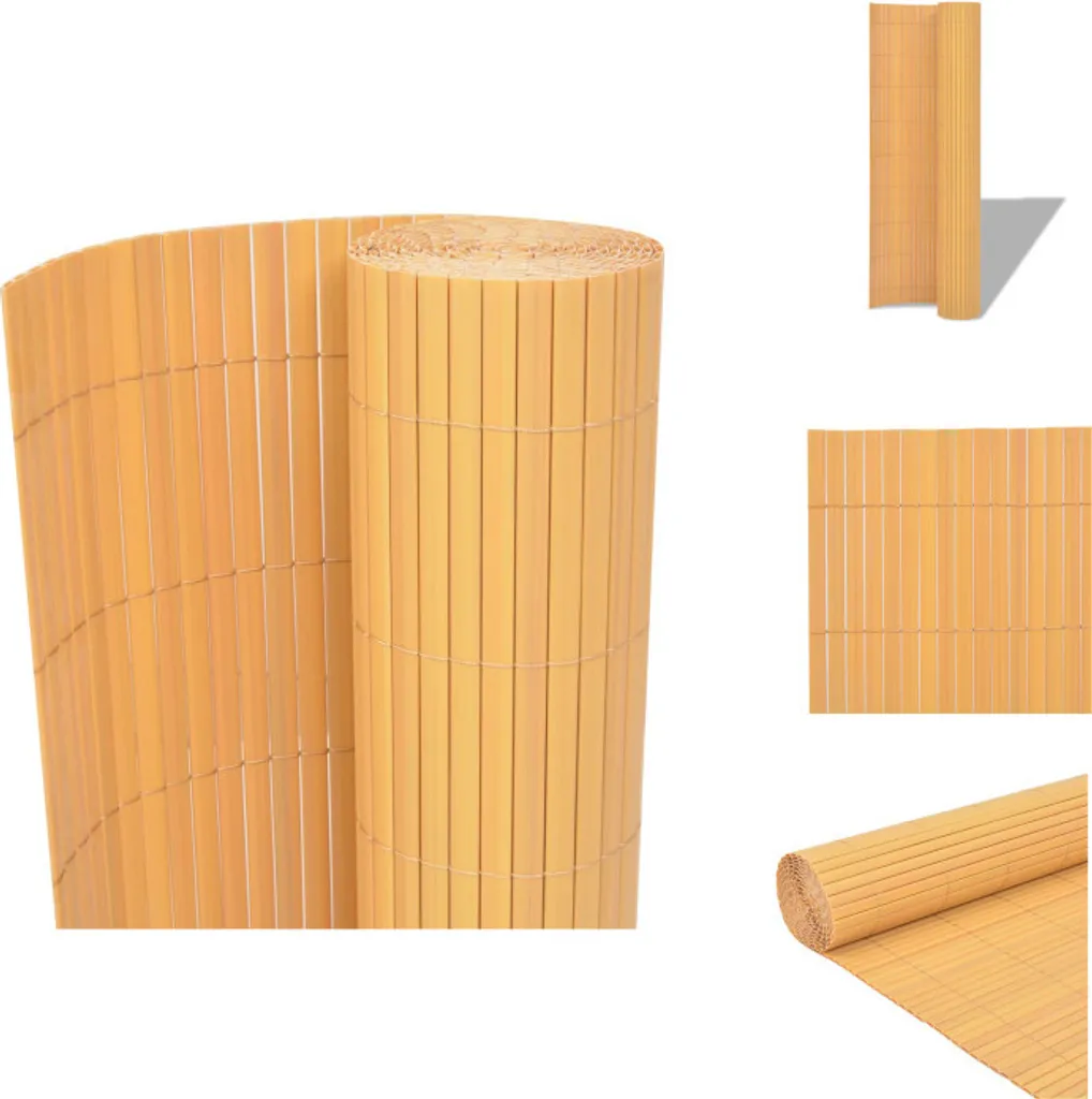 vidaXL Recinzione Esterni PVC Giallo 90x500 cm - Paravista Economico