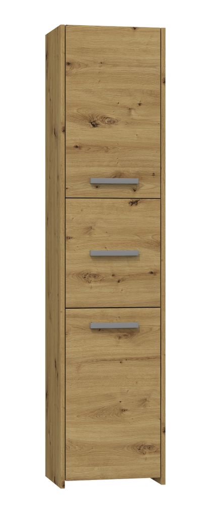 Armadietto stretto da bagno MARGO - rovere artisan Immagine del prodotto 