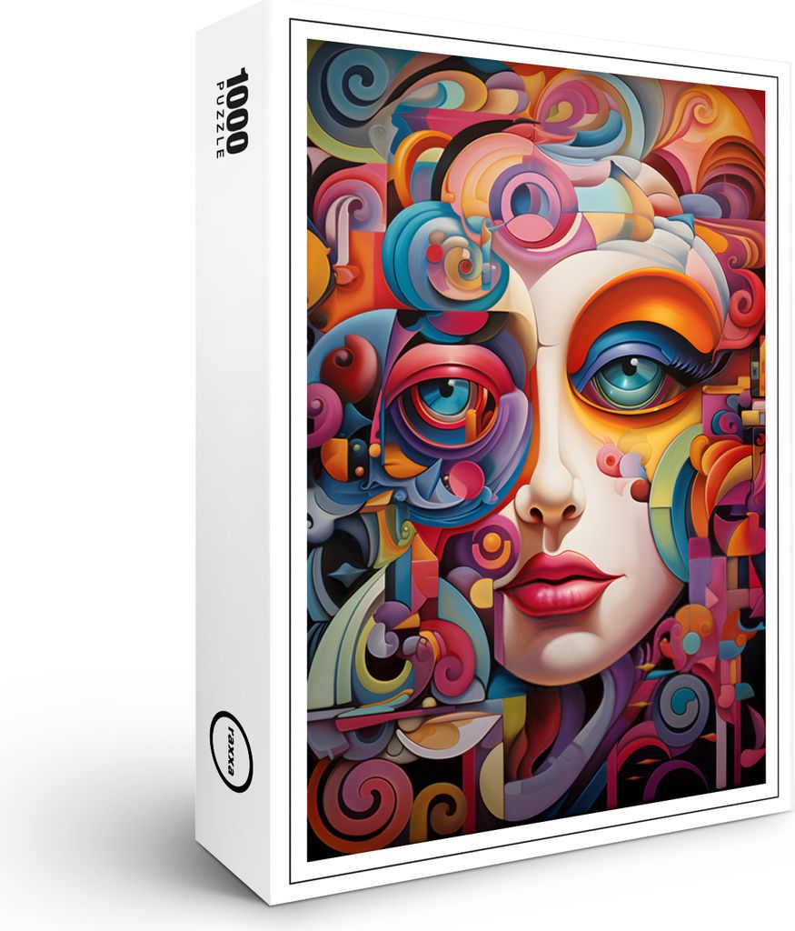 raxxa Premium-Puzzle "Whimsical Divisionism 12", 1000 Teile