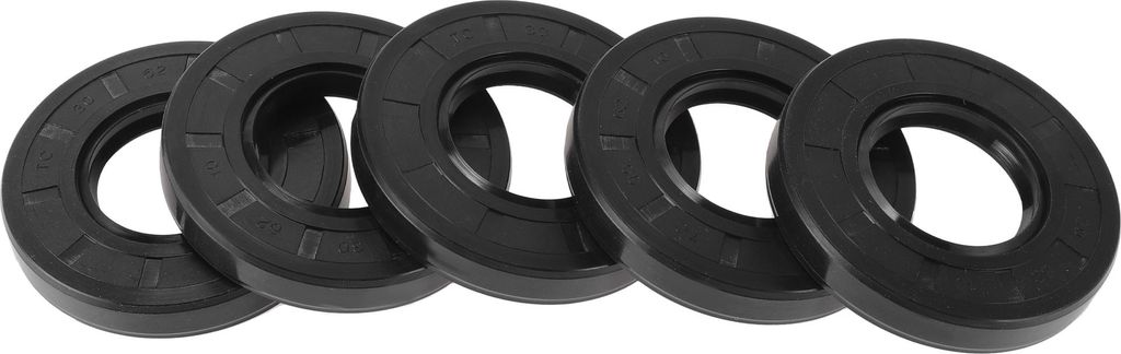 5 Stück Rotary Shaft Seal Hochdruck-Öldichtung 30x62x10mm Schwarz Nitril 70 Durometer Gummi