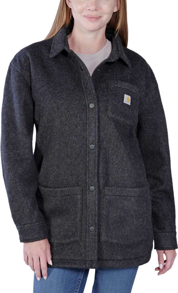 Carhartt Fleece-Überhemd Schwarz