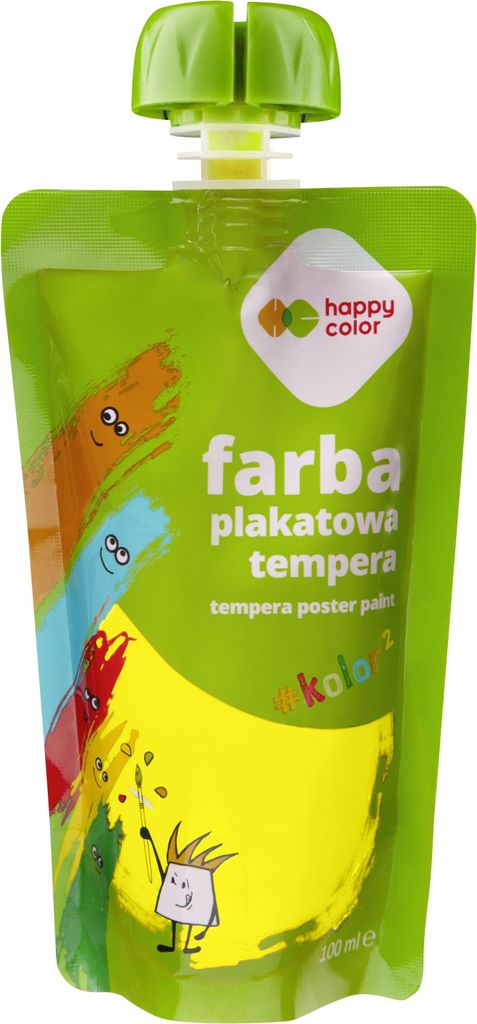 Temperafarbe im Sachet 100 ml Happy Color gelb