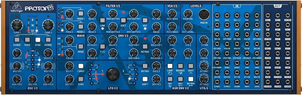 Behringer PROTON Synthé Analogique avec Double Filtre et 56 Points de Patch