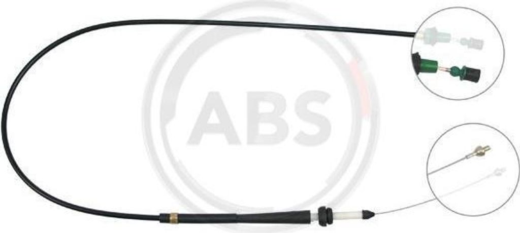 A.B.S. K35230 Gaszug OE 1H0721555D kompatibel mit Vento, Golf III, Ibiza, Cordoba