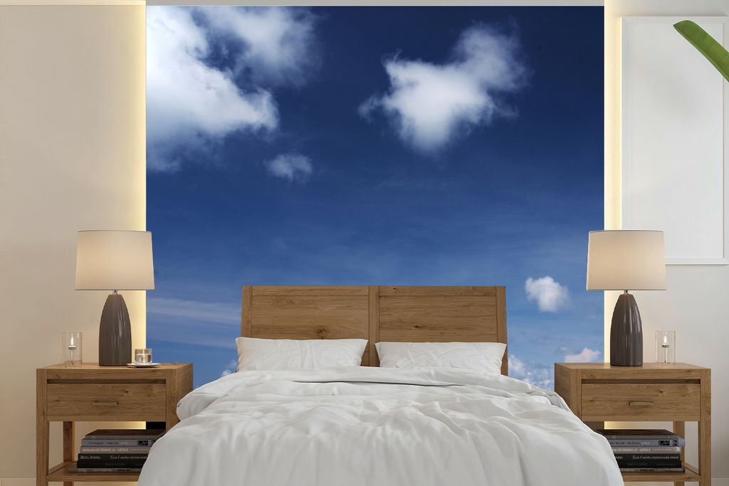 MuchoWow Fototapete für Wohnzimmer oder Schlafzimmer Wandtapete Vinyl Motivtapete Insel Sipadan - 220x220 cm - Tapeten