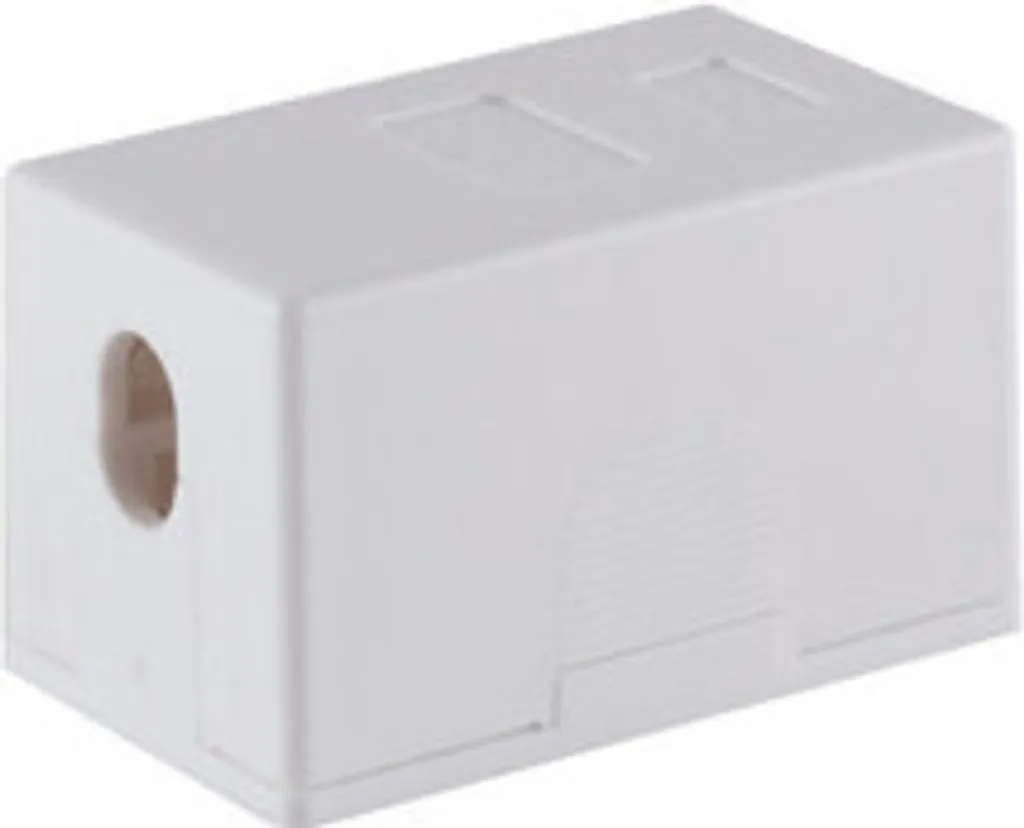 shiverpeaks BASIC-S Boîtier Keystone Blanc BS08-10115 pour Module RJ45 - 2