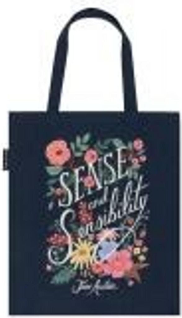 Puffin in Bloom: Sense and Sensibility Tote Bag