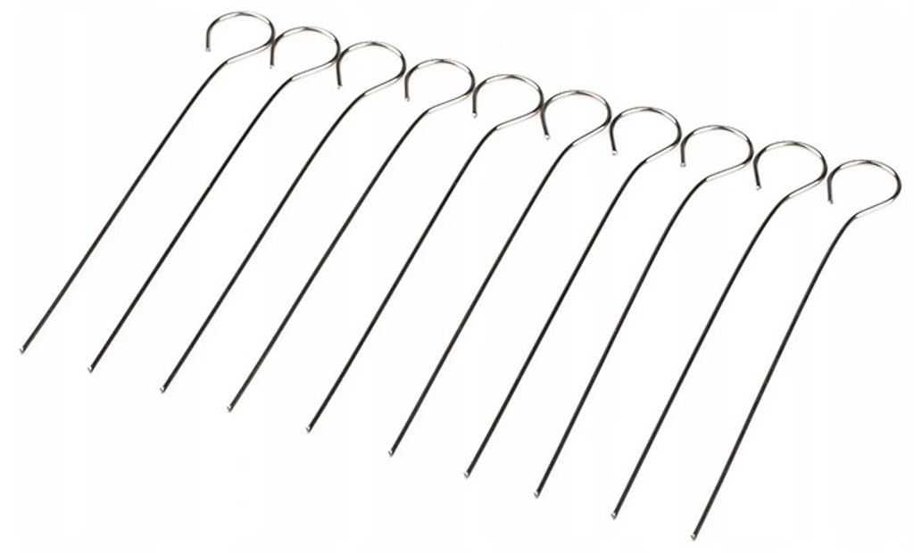 Rouladennadeln 10St.Metallspieße Fleischspieße 11 cm Rouladenhalter
