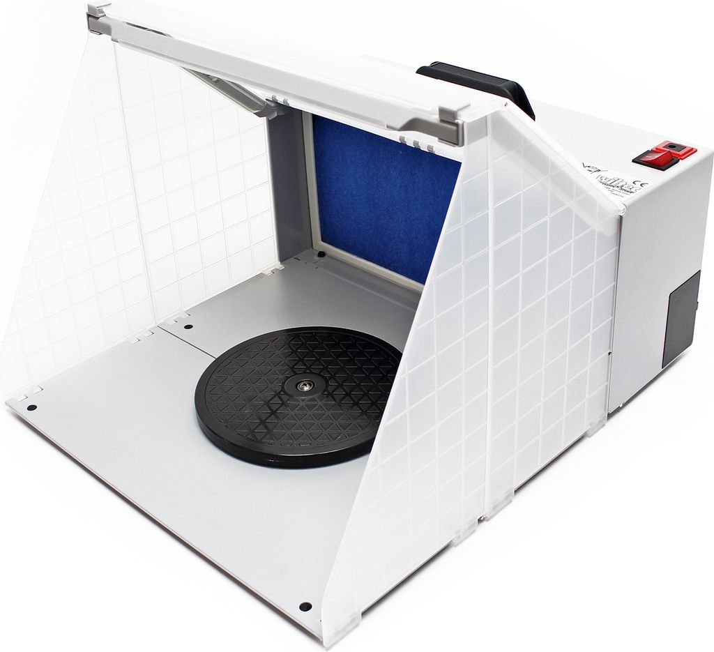 Wiltec Cabine d’aspiration pour aérographie airbrush 12 V – Image du produit 