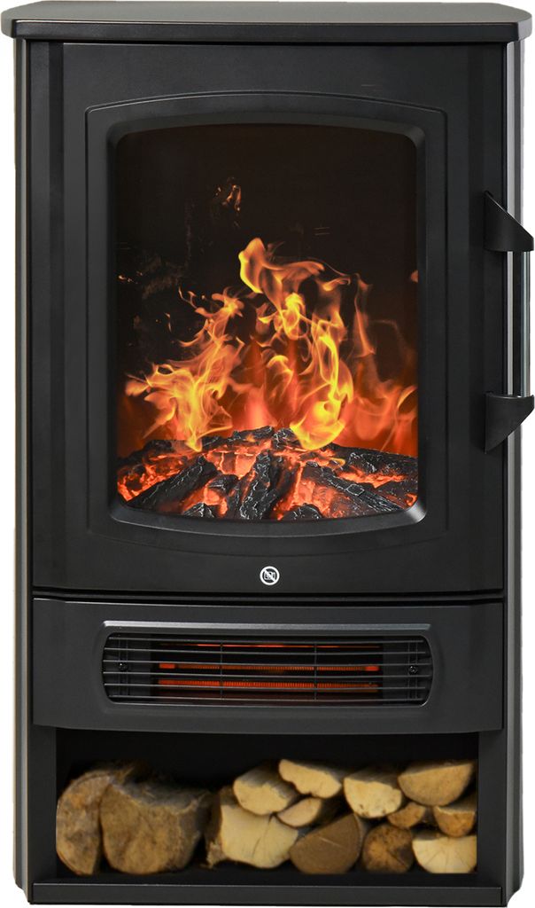 HOMCOM Elektrokamin E-Kamin mit Flammeneffekt Thermostat Produktbild 1