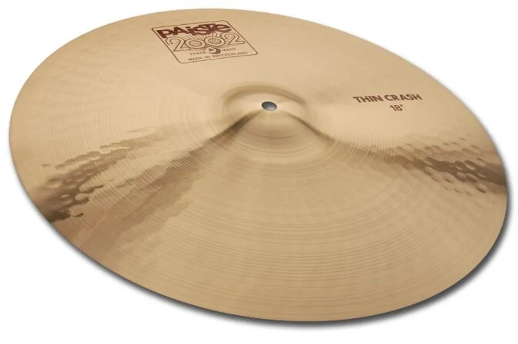 Paiste 2002 Classique Crash Mince 18 pouces - Cymbale de Légende en Cuivre