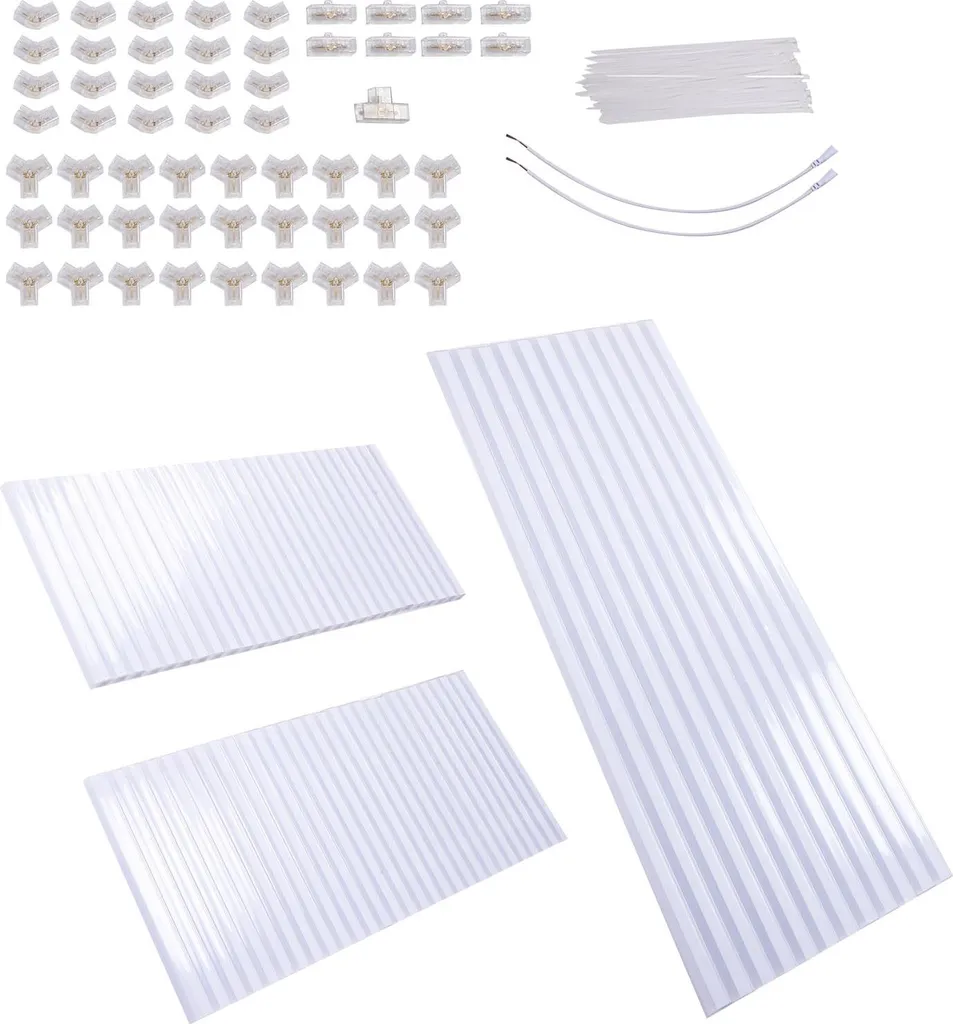 Éclairage LED garage puissant 86400lm fini les zones d'ombre 672W - 6