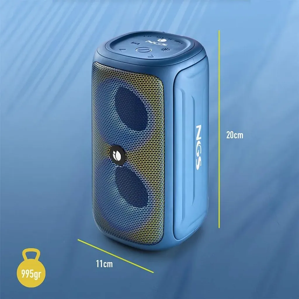 Enceinte NGS Roller Beast 32W Bluetooth avec entrée USB et carte TF - 8