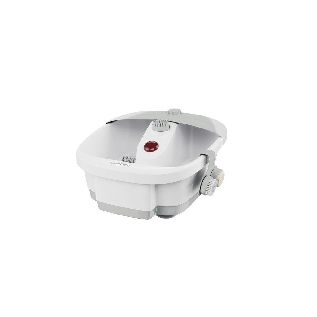 SILVERCREST® Fußsprudelbad, 3 Pediküre-Aufsätze Neuware Produktbild 