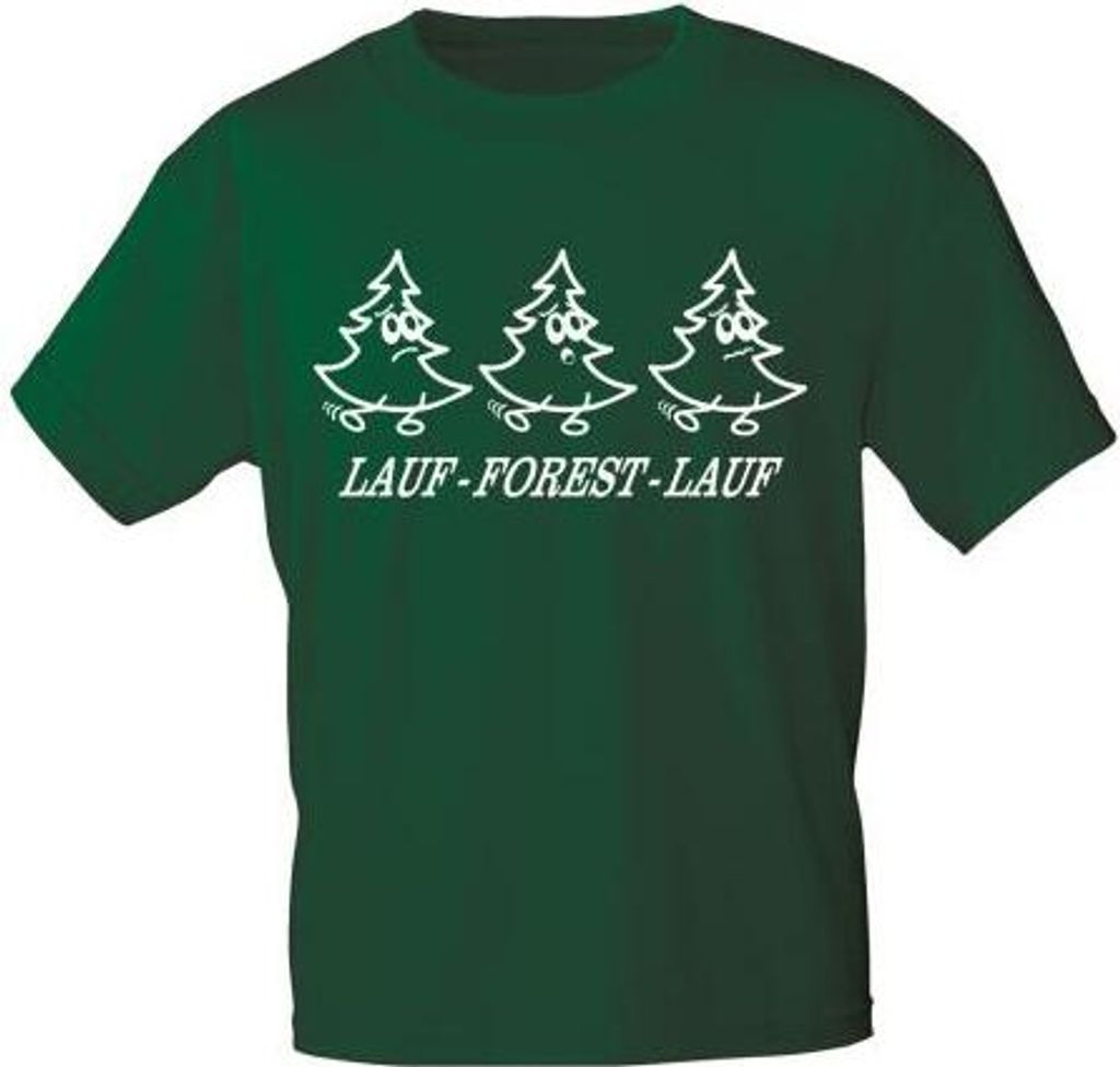T-Shirt mit Print - Lauf - Forest - Lauf - 12672 dunkelgrün Produktbild 