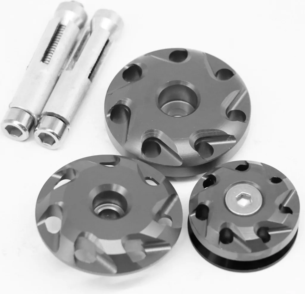Viti Tappo Telaio Grigio per Kawasaki Z1000SX e Z1000 - Look Custom CNC