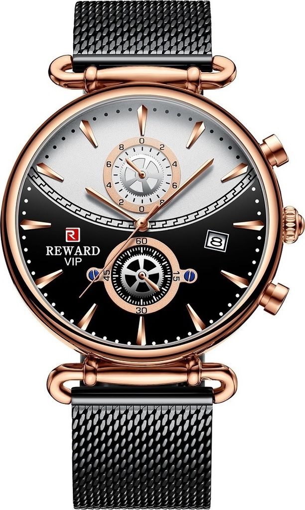 REWARD Herrenuhr Schwarz/Gold – Stilvoll & Elegant KP14309