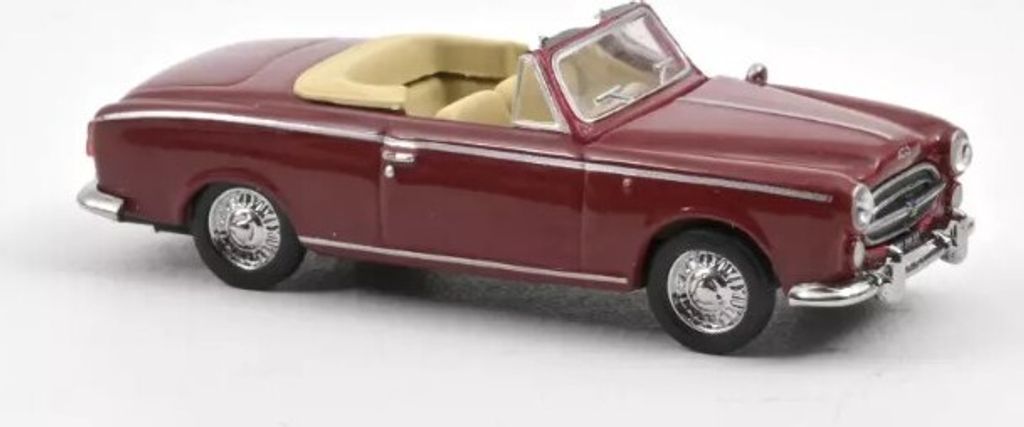 NOREV 1:87 Peugeot 403 Cabriolet 1957 - red Produktbild 