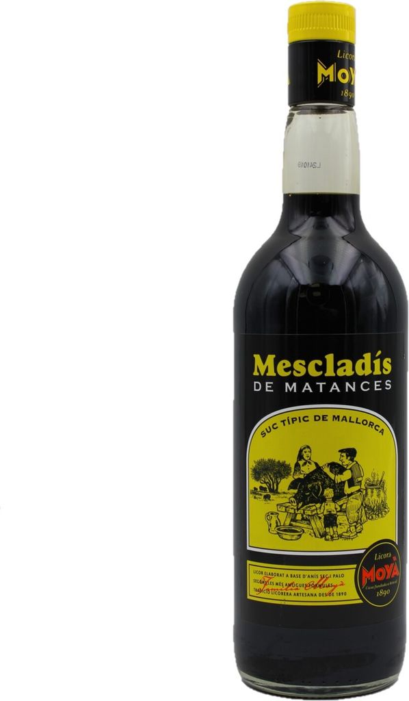 Moya Mescladis de Matances Kräuterlikör mit Anis, aus Mallorca 1Liter