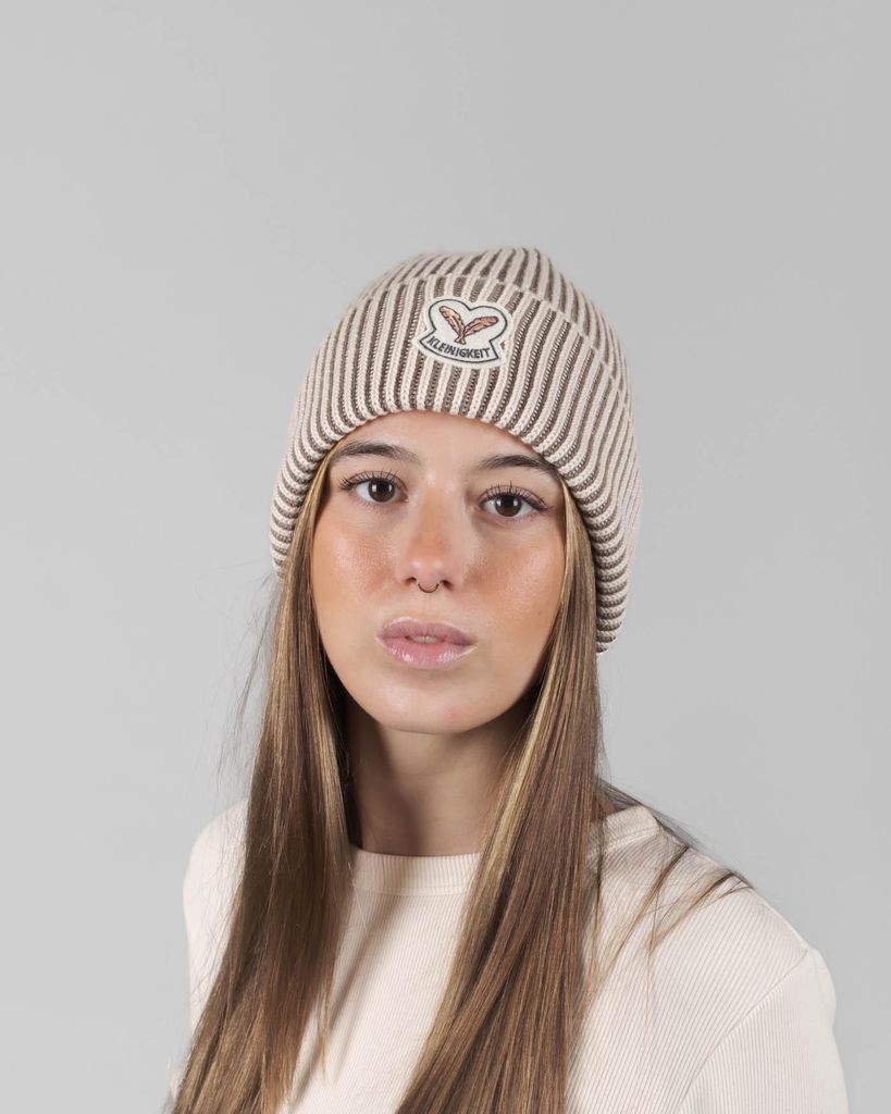 Kleinigkeit Two Patch Girls Mütze, braun, Damen