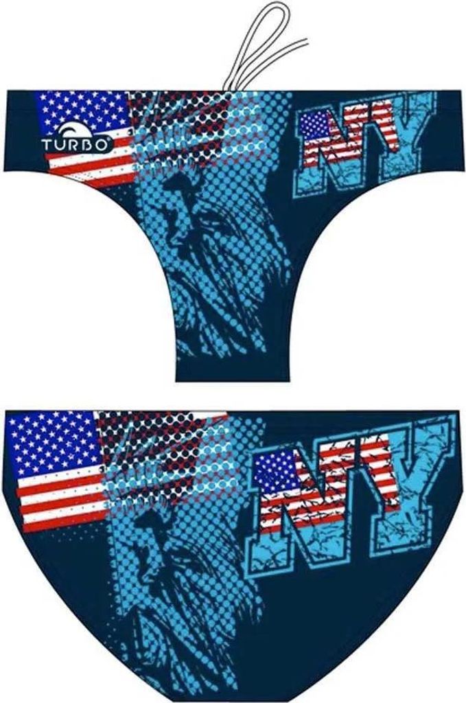 Turbo Ny Stars Badeslip Blau 2XL Herren Blau 2XL