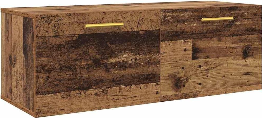 Wandschrank Altholz 100 x 36,5 x 35 cm Holzwerkstoff