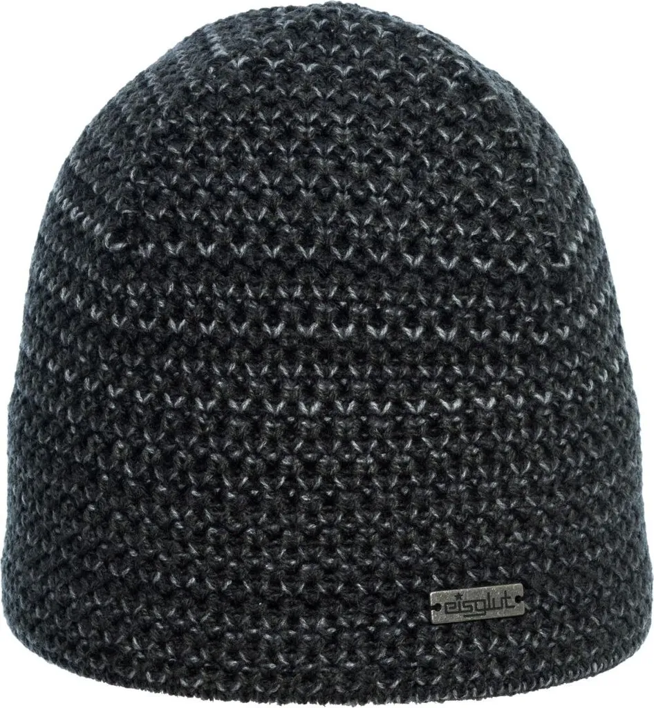 EISGLUT Robino Merino Grafit Beanie Invernale per Trekking e Sci