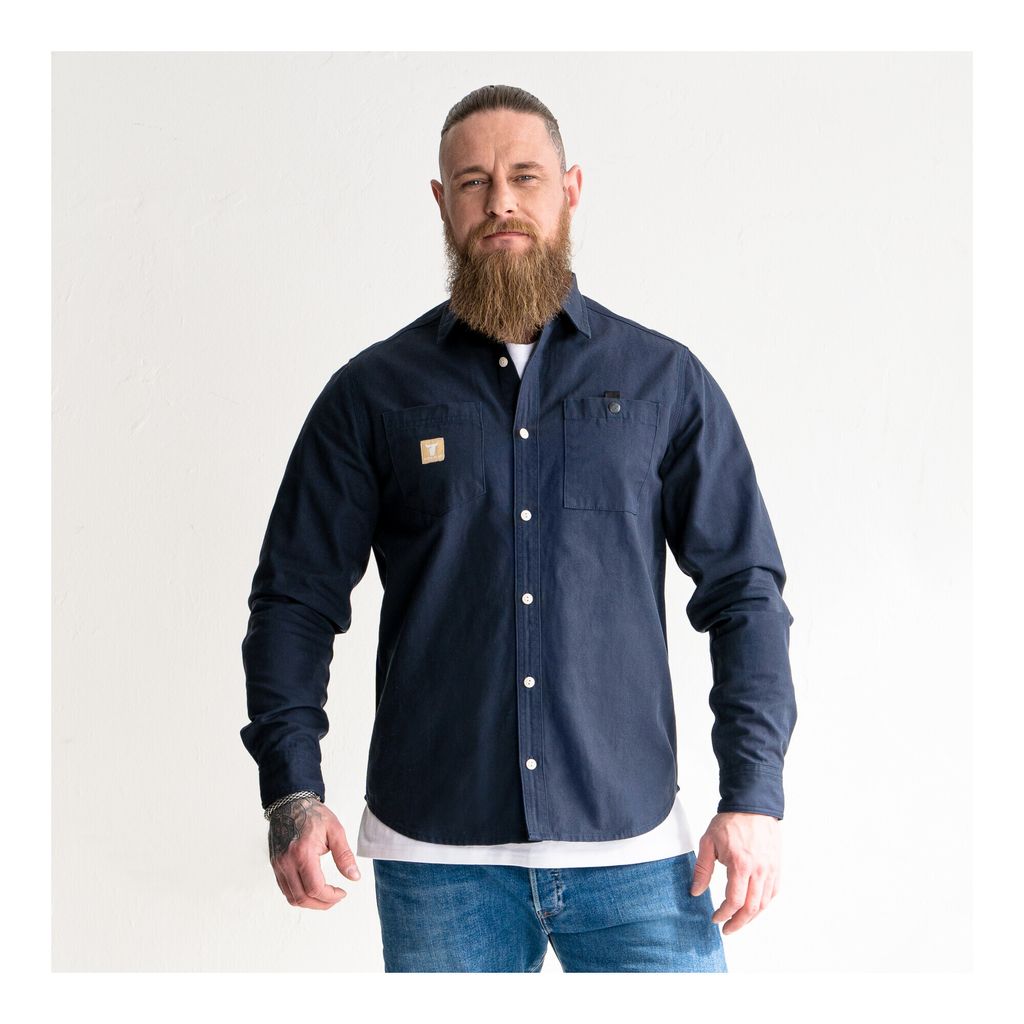 STIER Heavy Work Shirt Canvas bci Baumwolle XL Navy