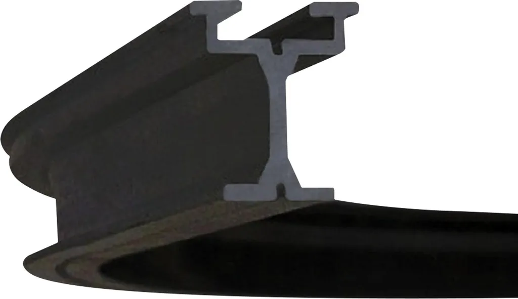 Rail de rideau de scène courbé à 90 degrés noir Eurotrack