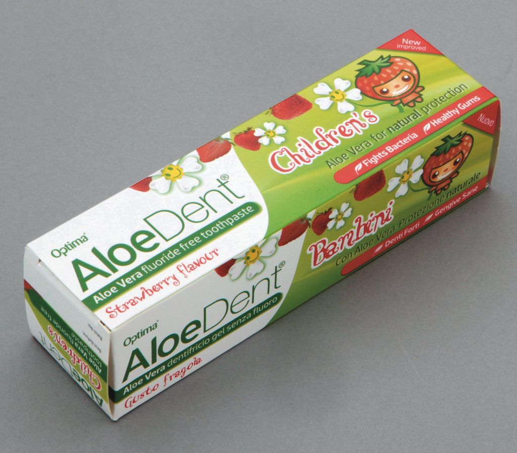 Aloe Dent AloeDent Kinder-Zahnpasta Erdbeer-Geschmack 50ml Produktbild 