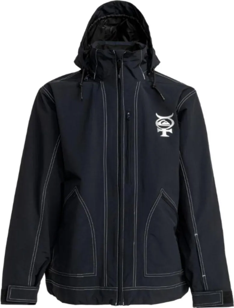 Veste Quiksilver Live Wire Jk True Black Taille L - Blouson de Ski Noir