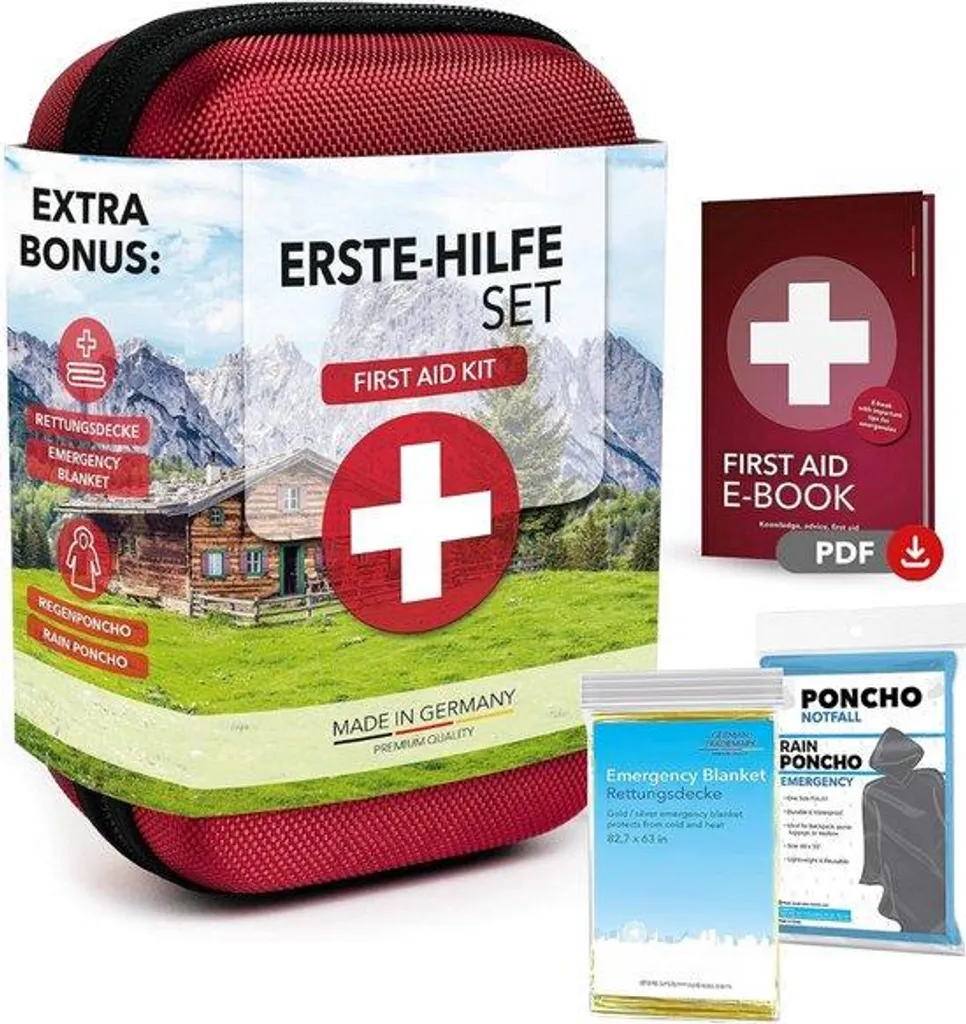 Kit de survie avec radio solaire et lampe LED autonome longue durée