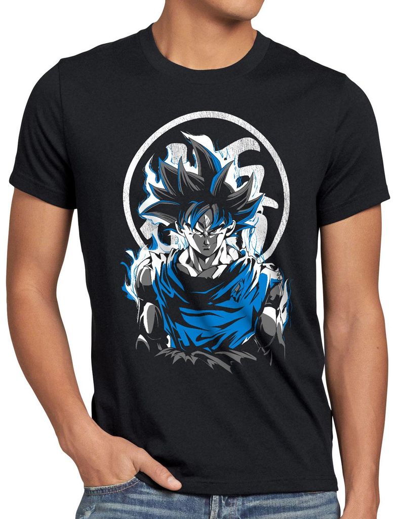 style3 Super Saiyan God Blue Herren T-Shirt vegeta dragon Produktbild 