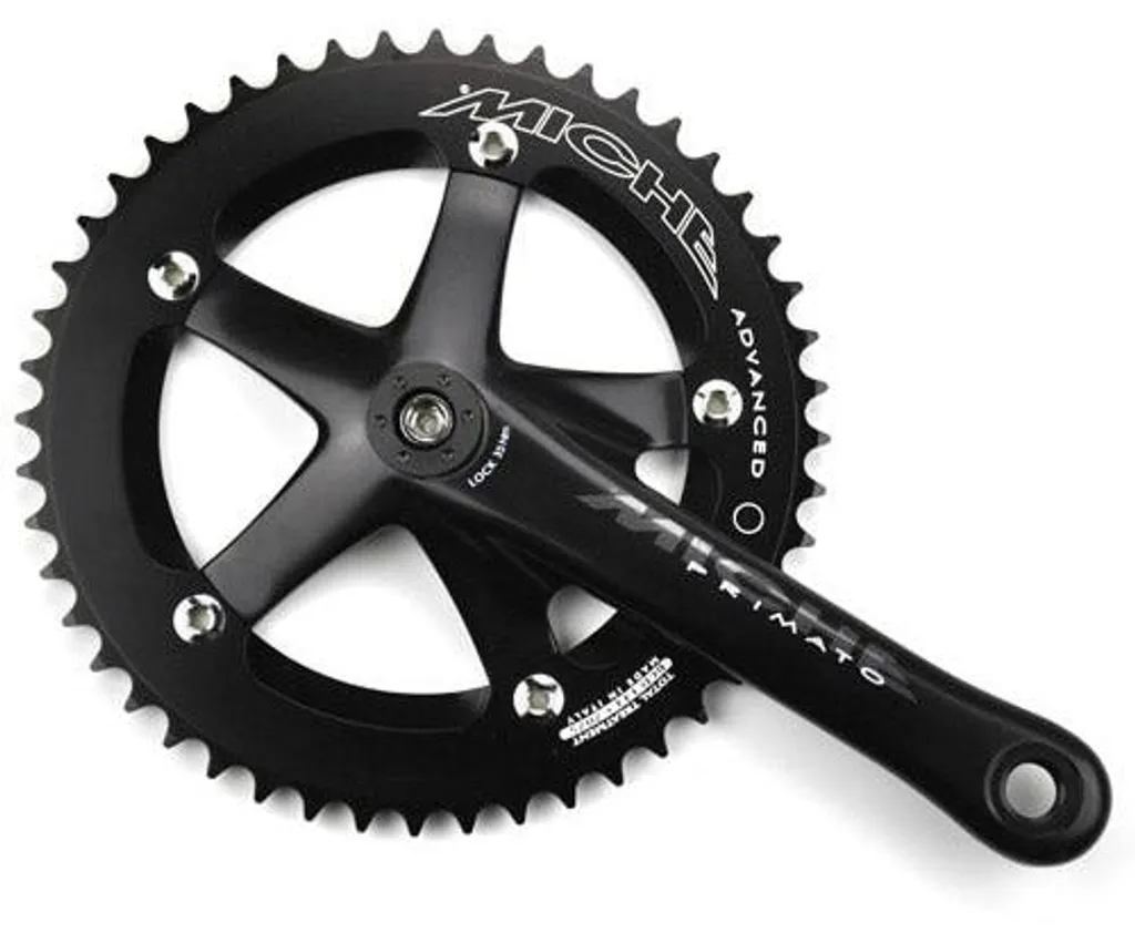 Pédalier de Piste Miche Advanced 170mm 51 Dents Noir de Haute Qualité