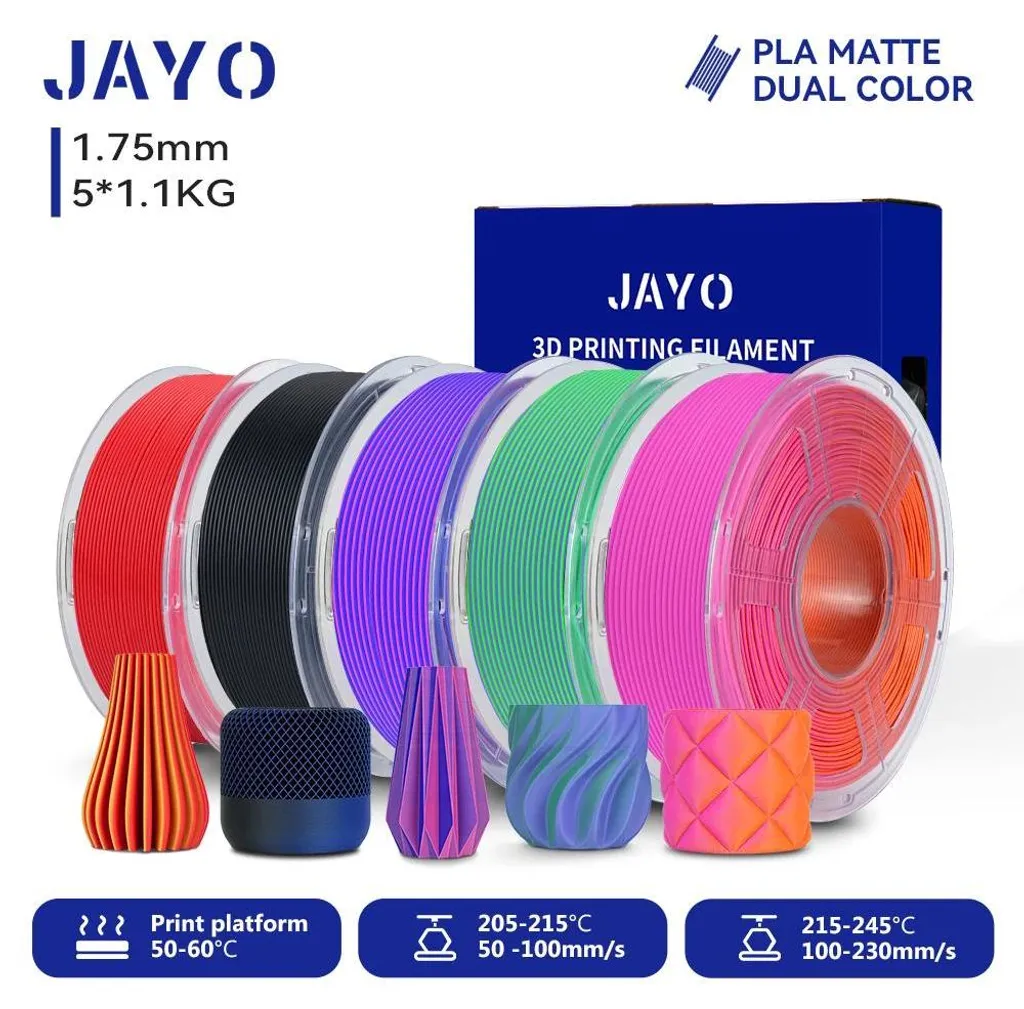Bobine filament 3D multi-couleurs pour impression 3D FDM sans nœud - 2