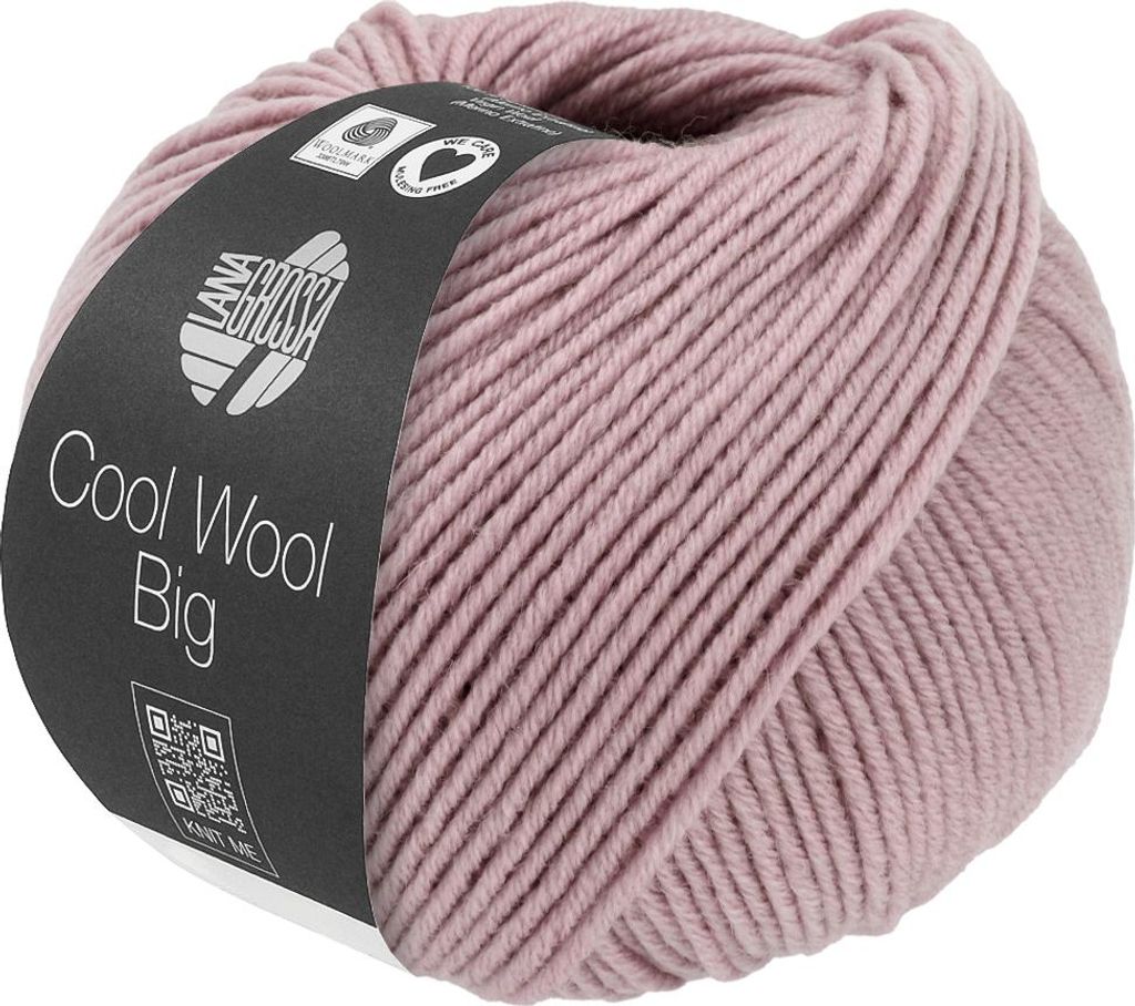 Lana Grossa - Cool Wool Big 1033 graurosa Produktbild 