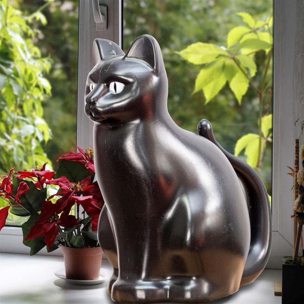 Salem die Katze als Kindergießkanne, Blumengießkanne, Kanne für Sandkasten