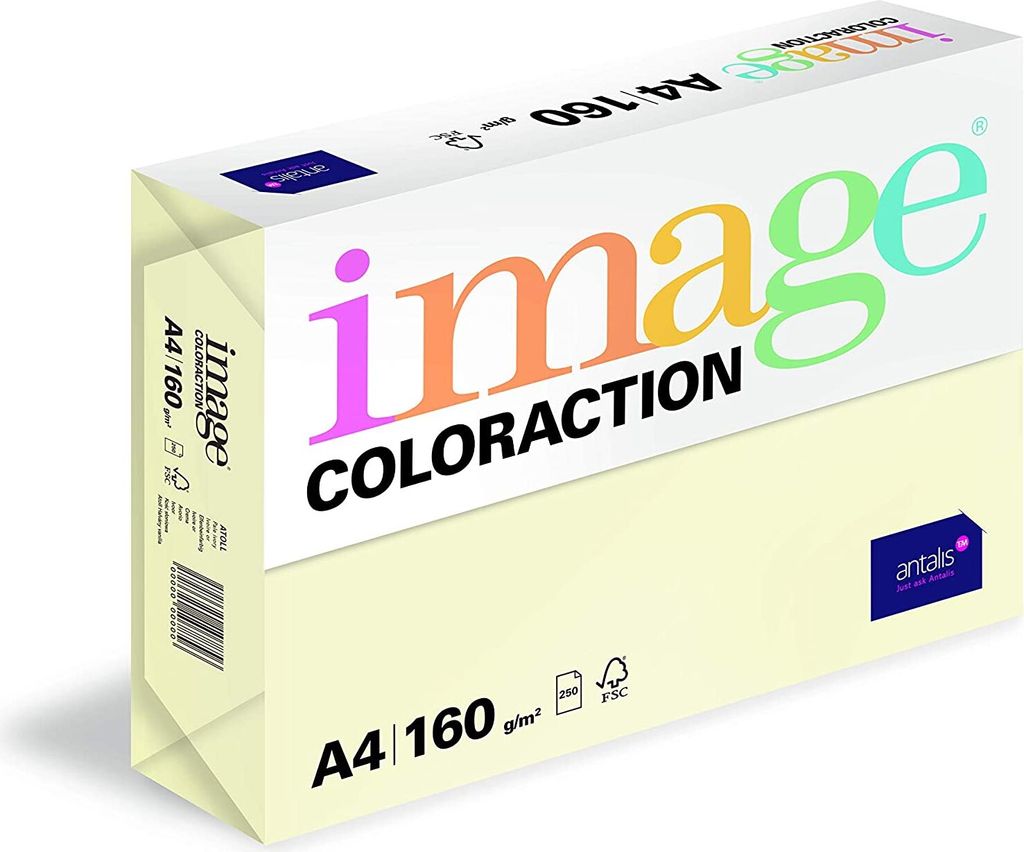 Kopa A4 AvorioMix Colouraction, 250 fogli, 160g Immagine del prodotto 