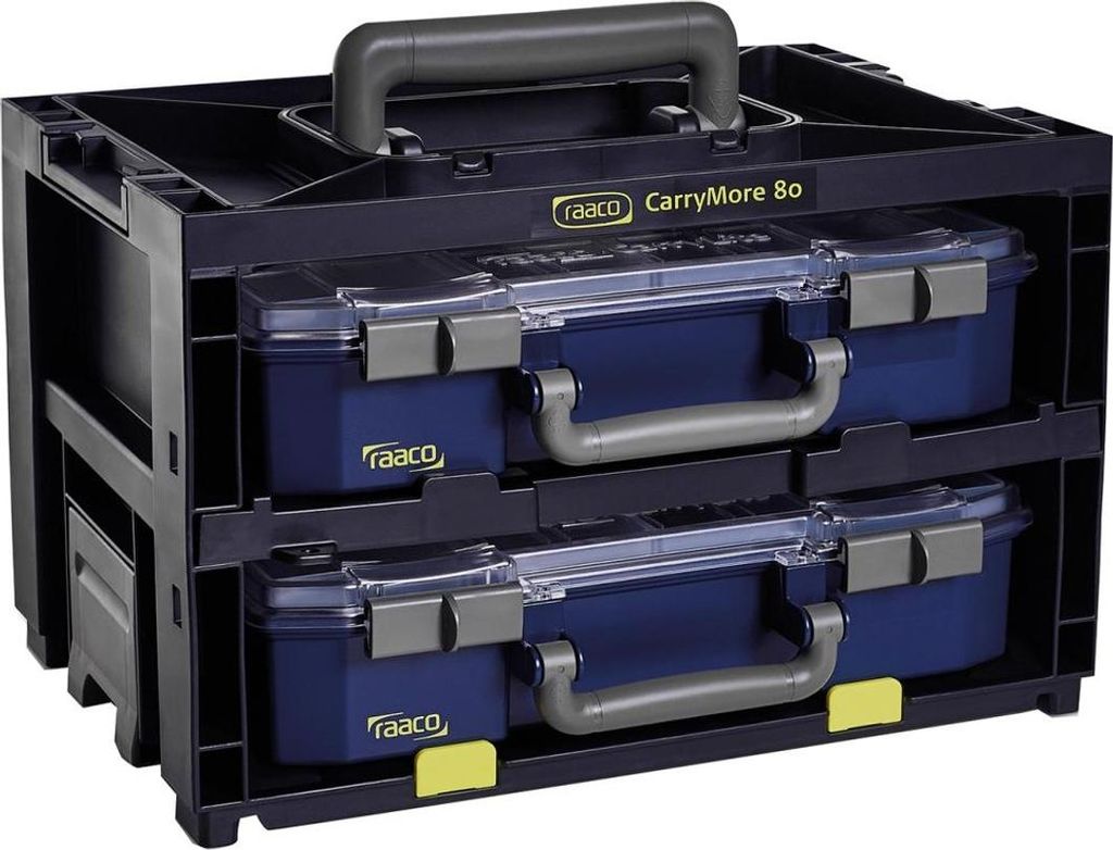 Raaco CarryMore 80x2 avec 2 CL 80 4x8-9 couleur : noir, Image du produit 