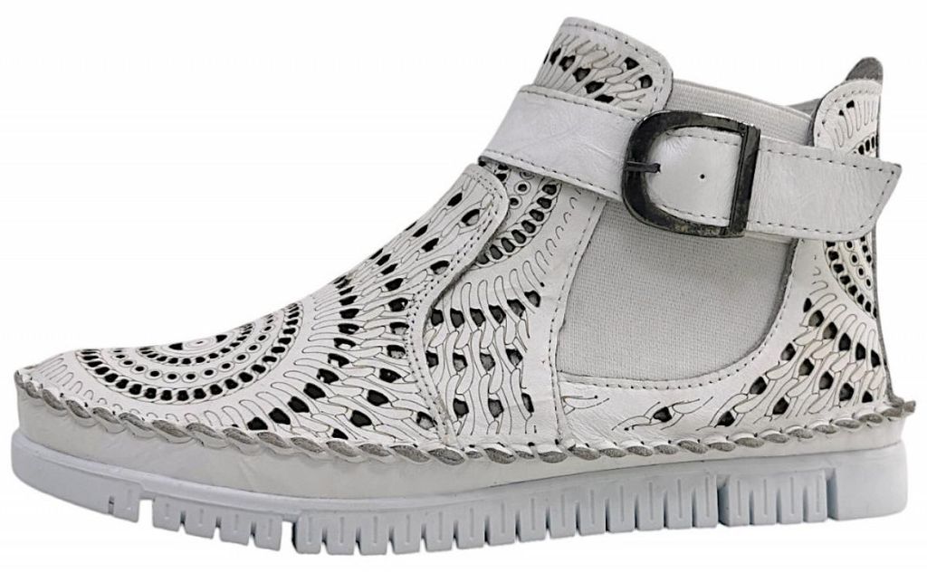 Gemini  Damenschuhe Stiefeletten Weiß Freizeit, Produktbild 