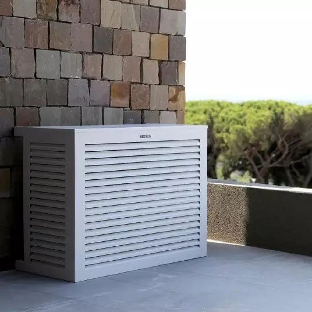 Cacher son Unité de Climatisation Taille M Boîtier Aluminium Blanc Design