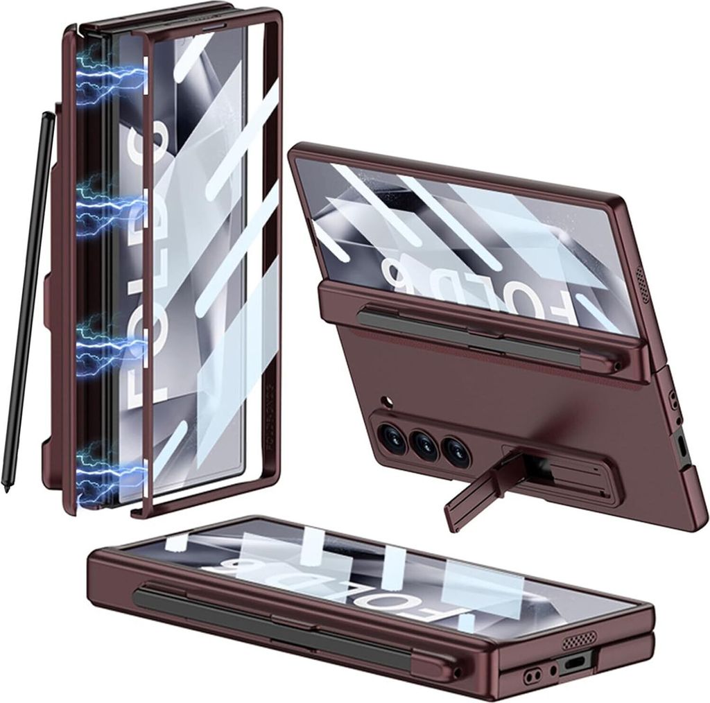 Hülle für Samsung Galaxy Z Fold 6 mit Bildschirmschutz und Produktbild 