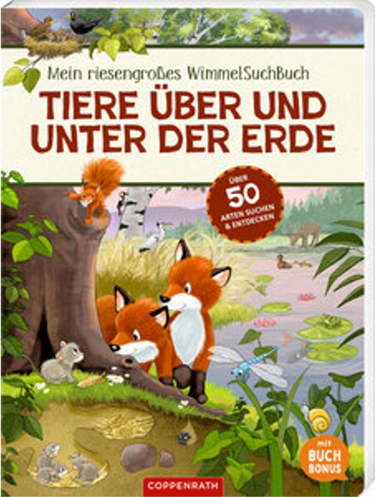 Mein riesengroßes WimmelSuchBuch: Tiere über und unter der Produktbild 