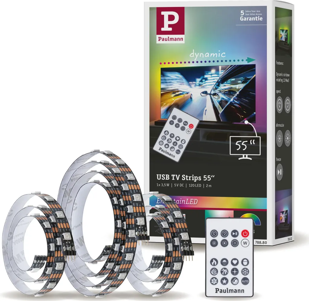 Paulmann EntertainLED TV 55" USB: LED RGB per il tuo Gaming Rig