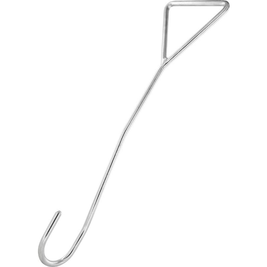 Lindemann Schleusenhaken Edelstahl 245mm - Robuster Haken Mit Auge