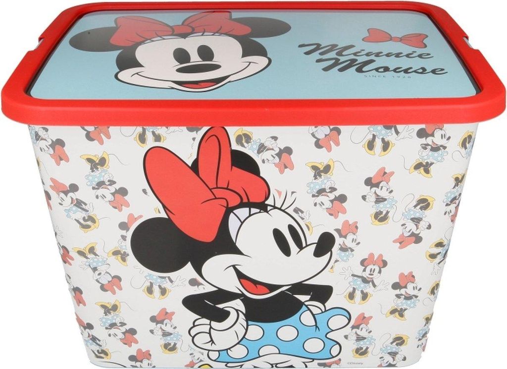 contenitore Minnie Mouse 23 litri bianco/rosso Immagine del prodotto 
