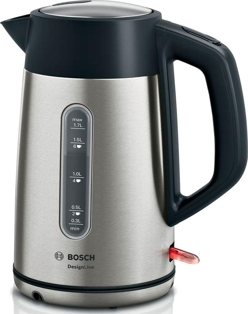 Czajnik i toster Bosch DesignLine TWK4P440 - stal Zdjęcie produktu 