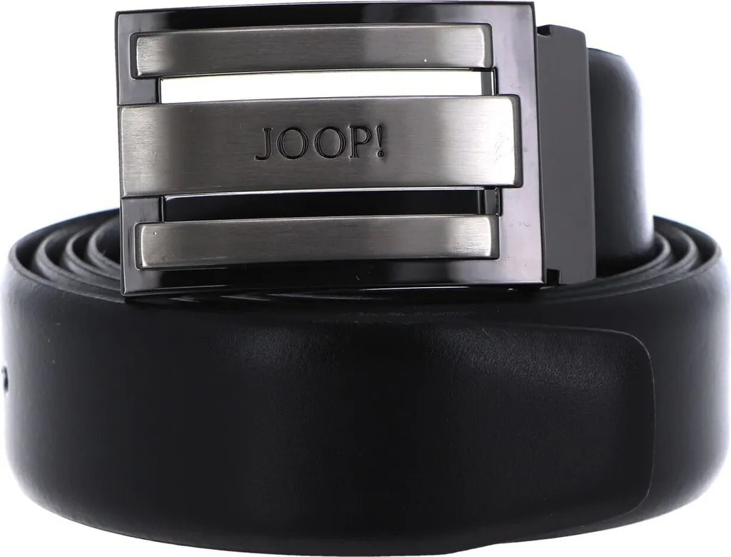 JOOP! Pelle cintura Coll. Belt Adjustable 3,5 CM W95 Black nero
