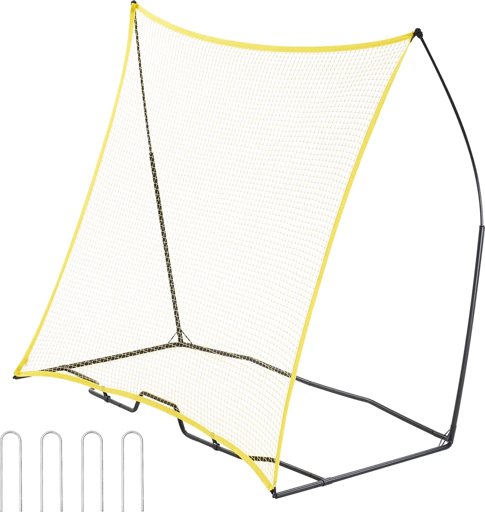 Mur arrière de football VEVOR filet d'entraînement portable 2,1x2,1m