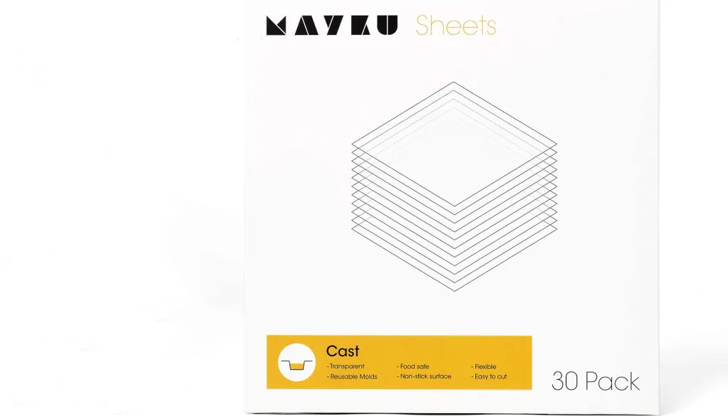 Plaques de coulée 0,5mm Mayku anti-adhésives et flexibles en lot de 30